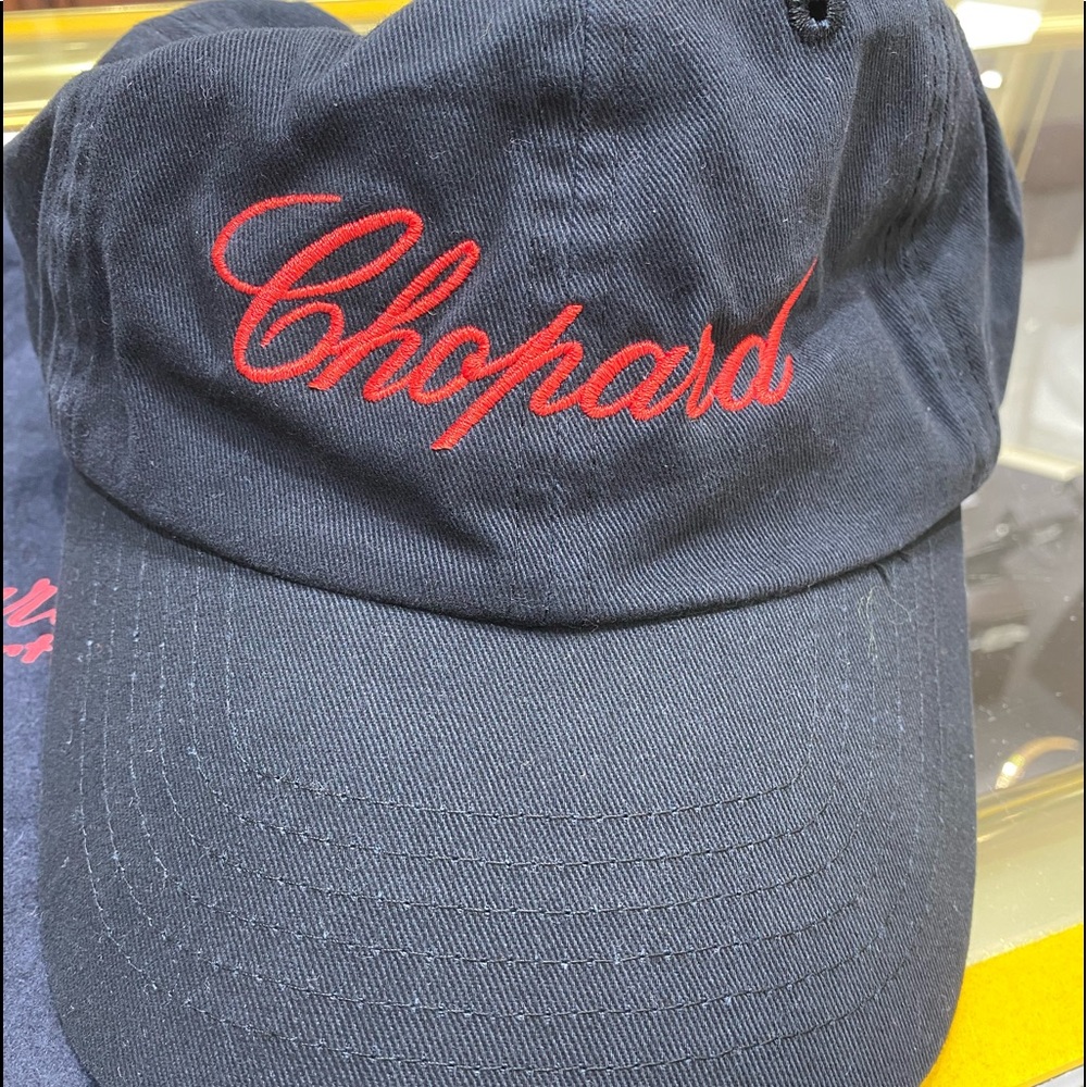 Chopard hat with duster bag
